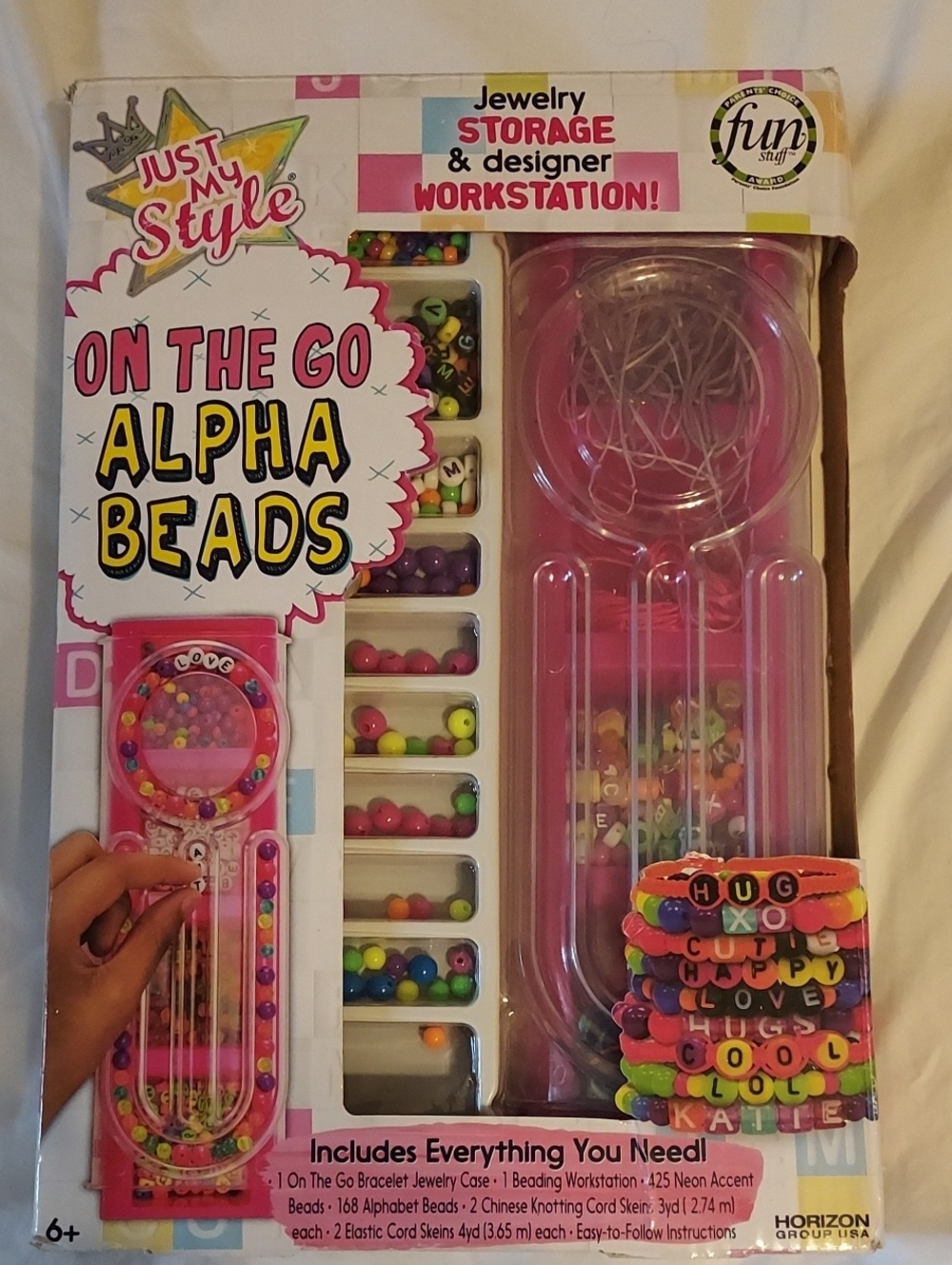 On The Go Alpha Beads Jewelry Storage & Design Kit
